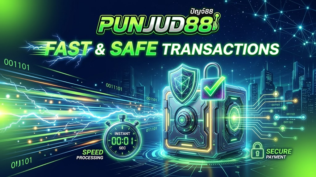 สล็อตวอเลท ฝากถอนไม่มีขั้นต่ำ 2026 PUNJUD88 สะดวก รวดเร็ว ปลอดภัย 4 PUNJUD88 ระบบฝากถอนรวดเร็ว ปลอดภัย 100%