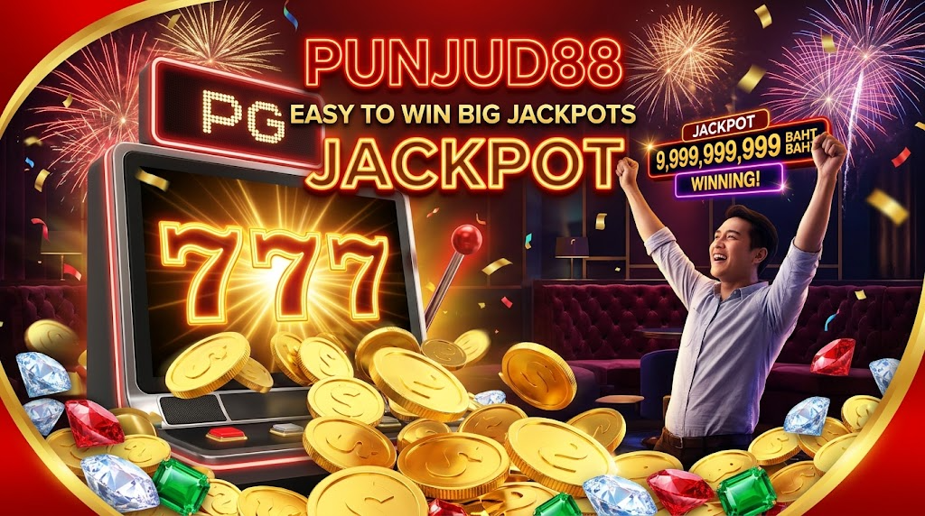 สล็อต PG เว็บตรง แตกง่าย 2026 PUNJUD88 รวมเกม PG Soft ครบทุกเกม 2 สล็อต PG แตกง่าย PUNJUD88 แจ็คพอตใหญ่ ชนะง่าย