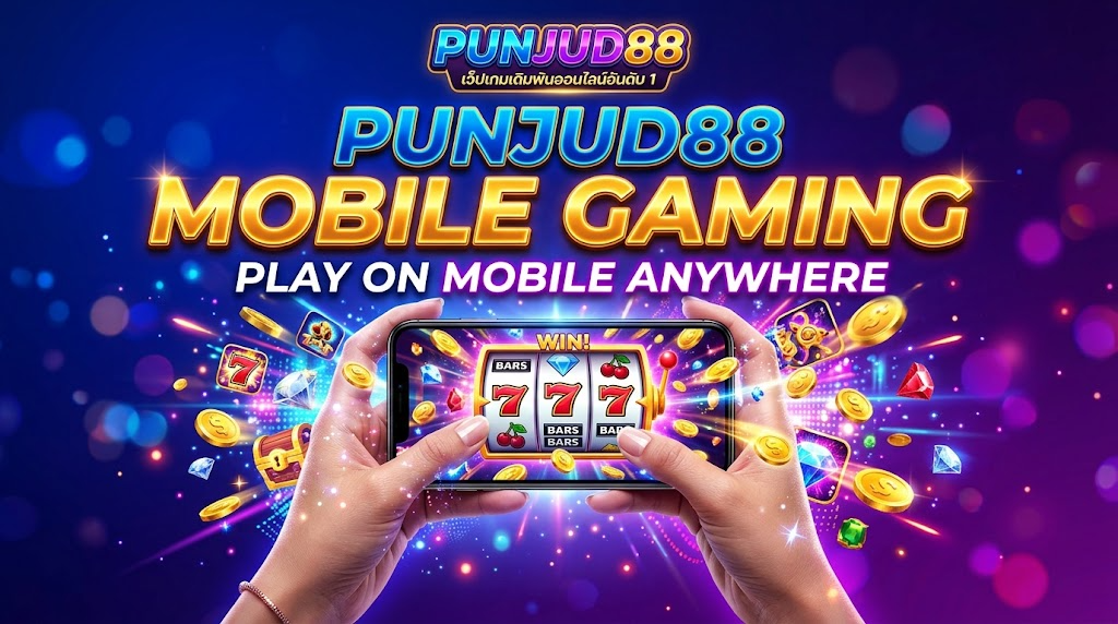 สล็อต PG เว็บตรง แตกง่าย 2026 PUNJUD88 รวมเกม PG Soft ครบทุกเกม 4 เล่นสล็อต PG PUNJUD88 ผ่านมือถือ ทุกที่ทุกเวลา