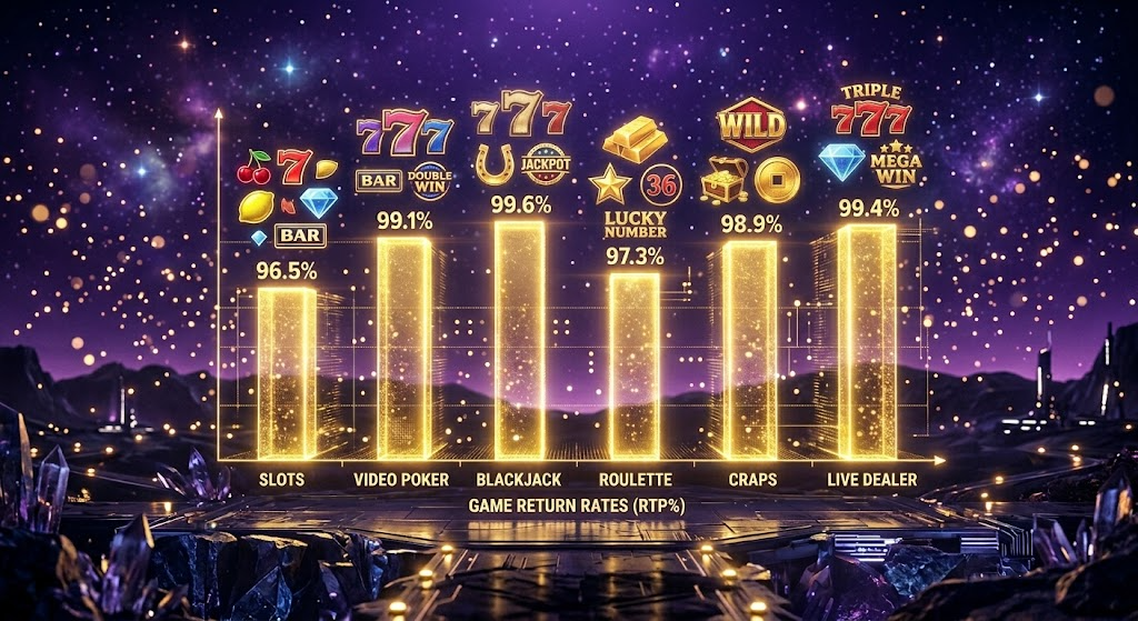 RTP สล็อตคืออะไร เลือกเกม RTP สูง เล่นแล้วได้เงิน PUNJUD88 4 เปรียบเทียบ RTP เกมสล็อตต่างๆ PUNJUD88