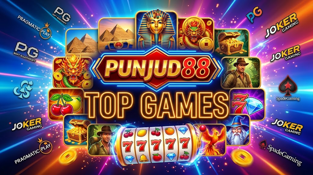 สล็อตออนไลน์ ฝากถอนไม่มีขั้นต่ำ ออโต้ PUNJUD88 เริ่มต้น 1 บาท 4 PUNJUD88 เกมสล็อตยอดนิยม หลากหลายค่าย PG JOKER