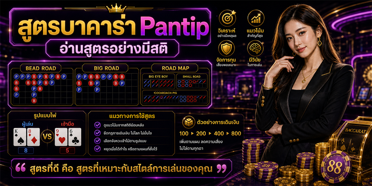 สูตรบาคาร่า Pantip PUNJUD88 ภาพประกอบ