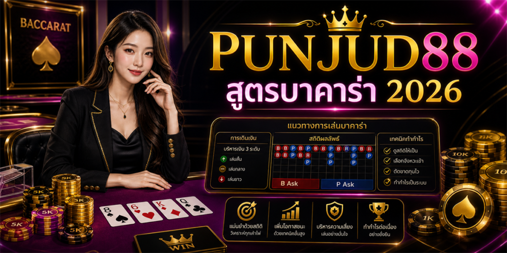 สูตรบาคาร่า PUNJUD88 2026