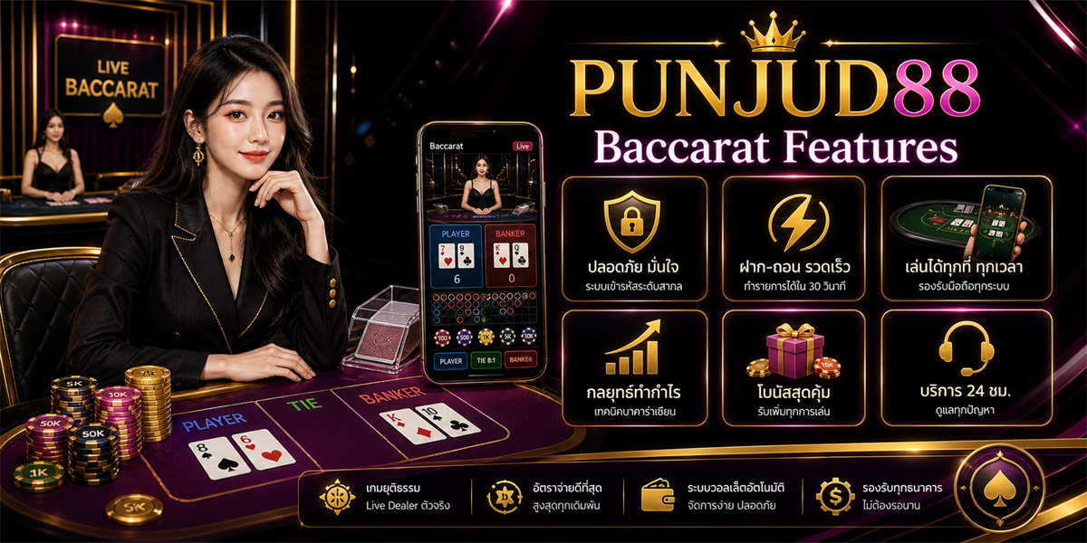 หัวข้อนี้ ฟีเจอร์ PUNJUD88